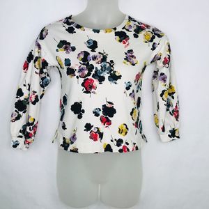 Ann Taylor Petite Floral Print Sweatshirt